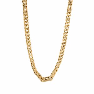 CADENA CUBANA ALTERNADA 18K