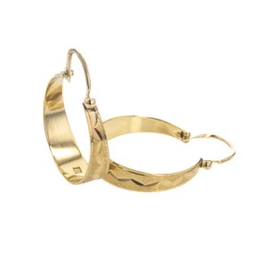 ARETES CANDONGAS 18K