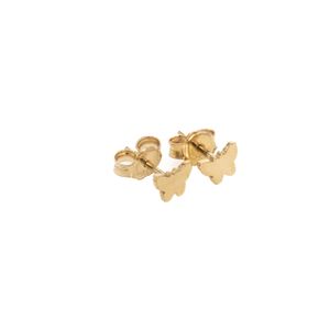 ARETES PRESION MARIPOSA LISA