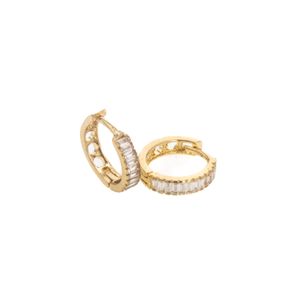 ARETES CANDONGAS CON ZIRCONES CENTRO