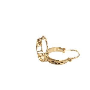 ARETES CANDONGAS 18K