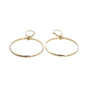 ARETES ZARCILLOS GRANDES 18K
