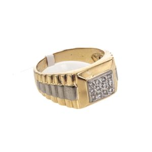 ANILLO 18K - P. FINA - 8 X 8