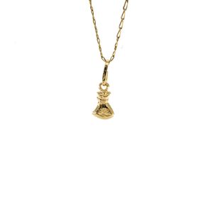 DIJE BOLSA DE DINERO 18K