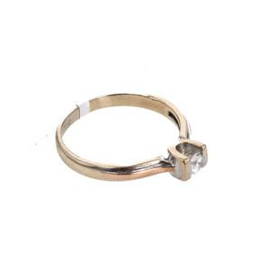 ANILLO 18K - O. BLANCO - P. FINA
