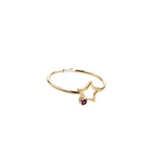ANILLO ESTRELLA CON ZIRCON 18K
