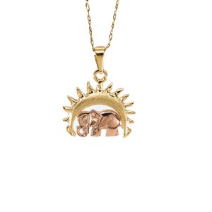 DIJE ELEFANTE 2 TONOS 18K