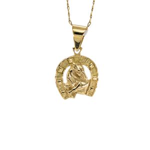 DIJE HERRADURA 18K