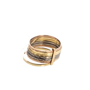 ANILLO SEMANARIO DE COLORES 18K