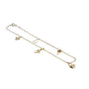 PULSERA TOBILLERA 18K