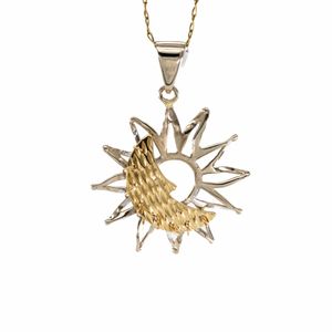 DIJE SOL Y LUNA 18K