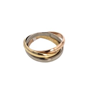 ANILLO CARTIER NACIONAL 3 TONOS 18K