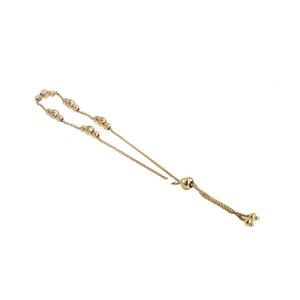 PULSERA CON BOLITAS 18K
