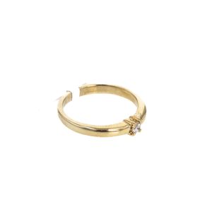 ANILLO 18K - P. FINA - 0,05 CT APROX