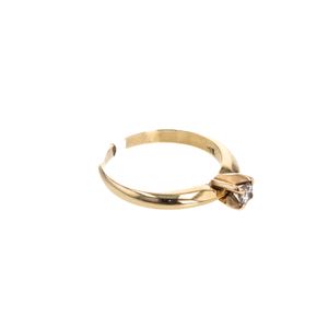 ANILLO 18K - P. FINA - 0,10 CT APROX
