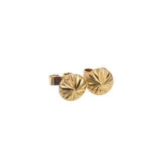 ARETES TOPOS DIAMANTADA 18K