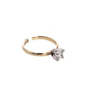 ANILLO 18K - SOLITARIO - P. FINA - 0,30 CT APROX