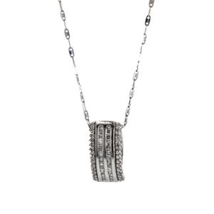 CADENA CON DIJE PIEDRAS FINAS 14K