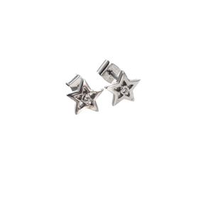 ARETES 18K - O. BLANCO - P. FINA