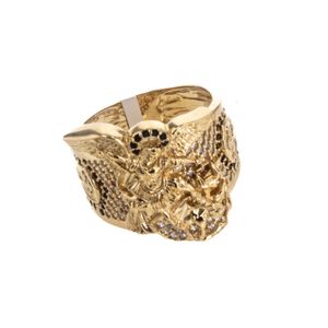 ANILLO ANGEL CON ZIRCONES 18K