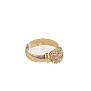 ANILLO BOLA DE FUEGO 18K