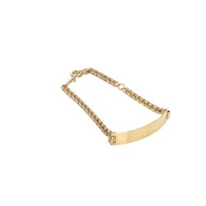 PULSERA CHINO CON PLACA 18K