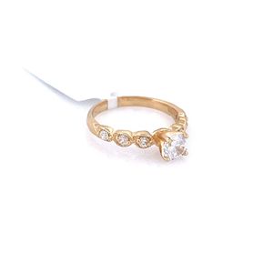 ANILLO SOLITARIO 18K