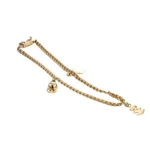 PULSERA TOBILLERA 18K