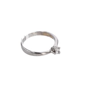 ANILLO PIEDRA FINA 18K