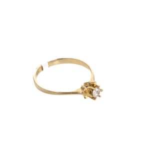 ANILLO PIEDRA FINA 18K