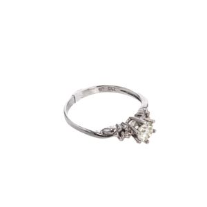ANILLO PIEDRA FINA 18K