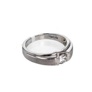 ANILLO PIEDRA FINA 18K