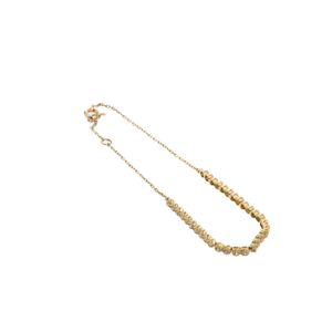 PULSERA FORZADA CON ZIROCNES 18K