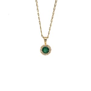 DIJE CON ZIRCONES 18K