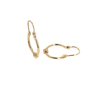 ARETES CANDONGAS 18K