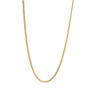 CADENA TEJIDO CORVINA 18K