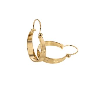 ARETES CANDONGAS 18K