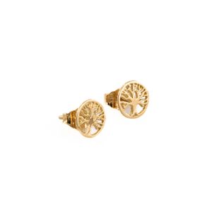 ARETES ARBOL DE LA VIDA 18K