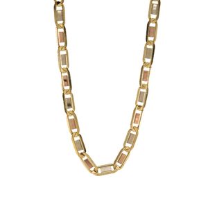CADENA ANCLA 3 TONOS 18K