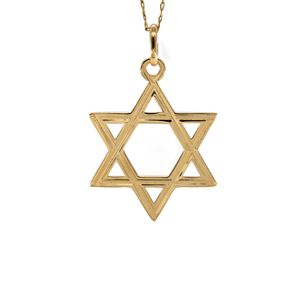 DIJE ESTRELLA DE DAVID 18K