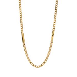 CADENA CUBANA CON PLACAS 18K