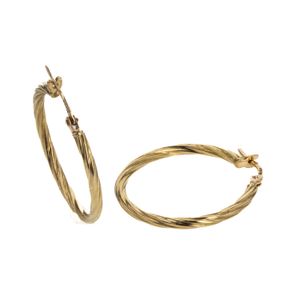 ARETES CANDONGAS 18K